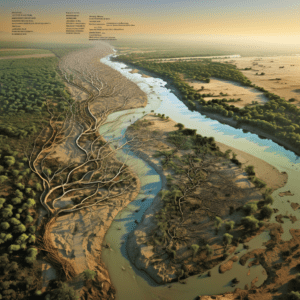 Riparian Forests Along the Indus River